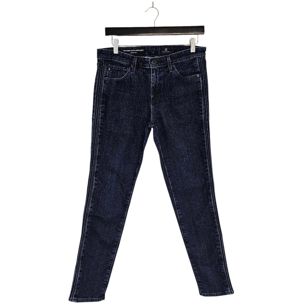 Adriano Goldschmied The Prima Ankle Pintucked Cigarette Straight Leg 29 Preowned